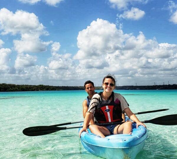 bacalar, selva y kayak